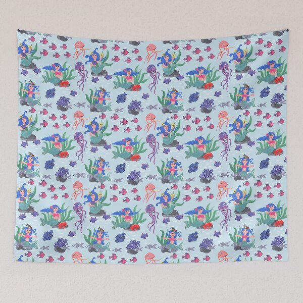 Item preview, mermaids in the sea designed and sold by SiStaDesign.
