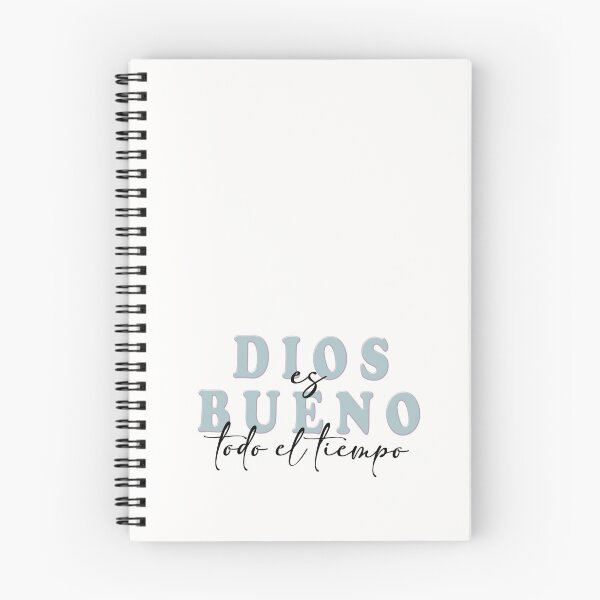 Item preview, Dios es bueno todo el tiempo, Spanish Christian Quote designed and sold by Aryam Quotes.