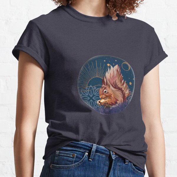Moonlit Woods Collection - Tilda the Foul Mouthed Squirrel Classic T-Shirt