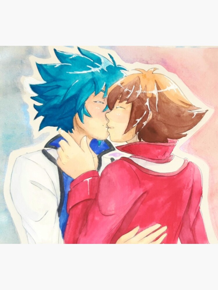 Yugioh 5ds couple hugging