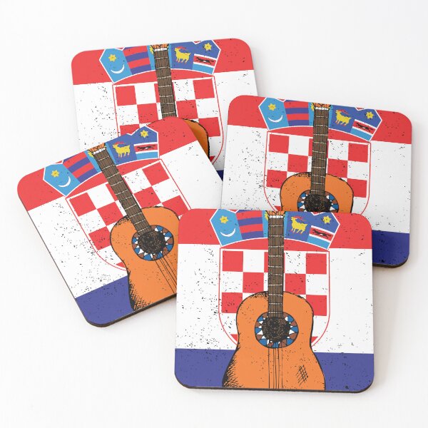 Item preview, Country Music Retro Vintage Guitar Croatia designed and sold by pretty4u.