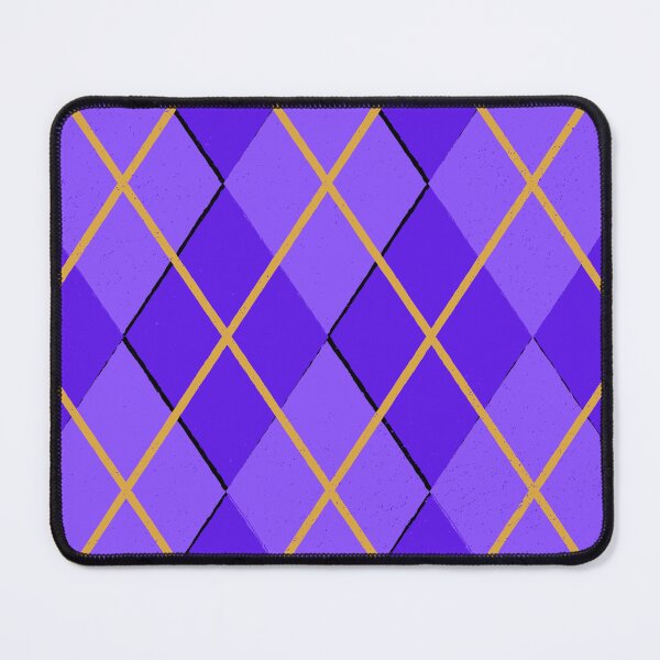Item preview, Morado azul dorado Estampado de cuadros designed and sold by DemonicGloom.