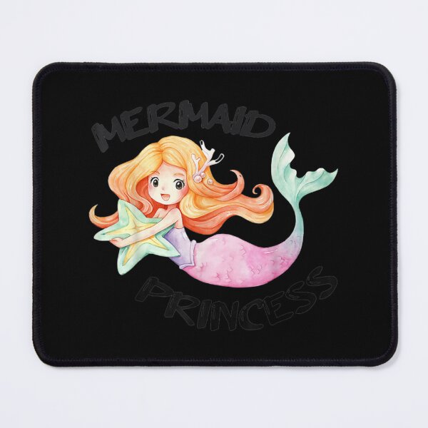 Item preview, Mermaid Tail Swimming Red Headed Mermaid Girl Gift Tee Active T-Shirt designed and sold by brittaapriliy.