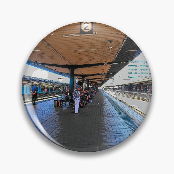 Item preview, Waiting,Platform 2, Central Station, Sydney, Australia. designed and sold by kaysharp.