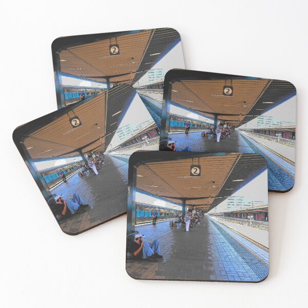 Item preview, Waiting,Platform 2, Central Station, Sydney, Australia. designed and sold by kaysharp.