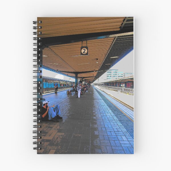 Item preview, Waiting,Platform 2, Central Station, Sydney, Australia. designed and sold by kaysharp.