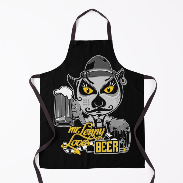 Item preview, mr.Lenny Loves Beer / black edition designed and sold by mr-Lenny-Loves.
