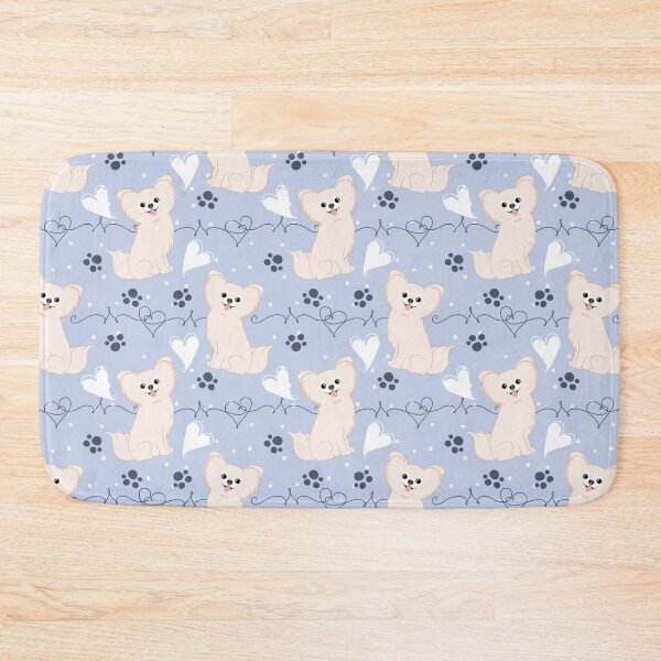 Item preview, LOVE Long Haired White Chihuahua designed and sold by Lulupainting.