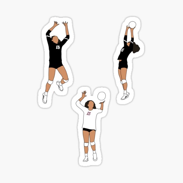 Volleyball Saque Sticker by Vôlei for iOS & Android