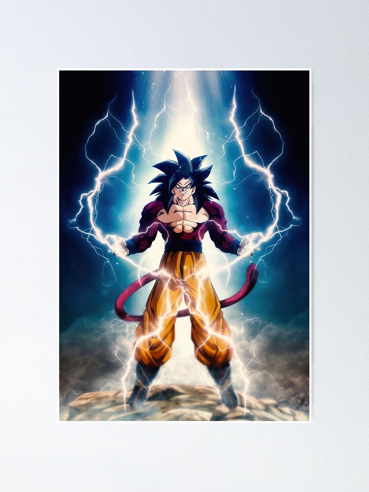 Goku Super Saiyan 4 Poster for Sale by JohnSmith46
