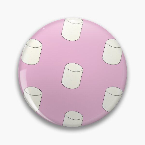 Item preview, Seamless Marshmallow Pattern - White On Pink designed and sold by IKDG.