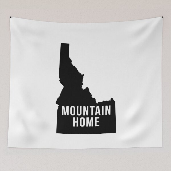 Item preview, Mountain Home, Idaho Silhouette designed and sold by CartoCreative.