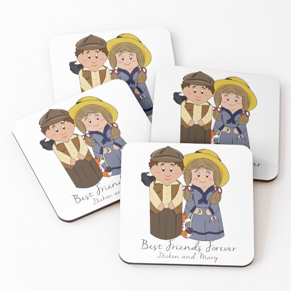 Item preview, Secret Garden Best Friends Forever - Dickon and Mary designed and sold by ChapterAndMirth.