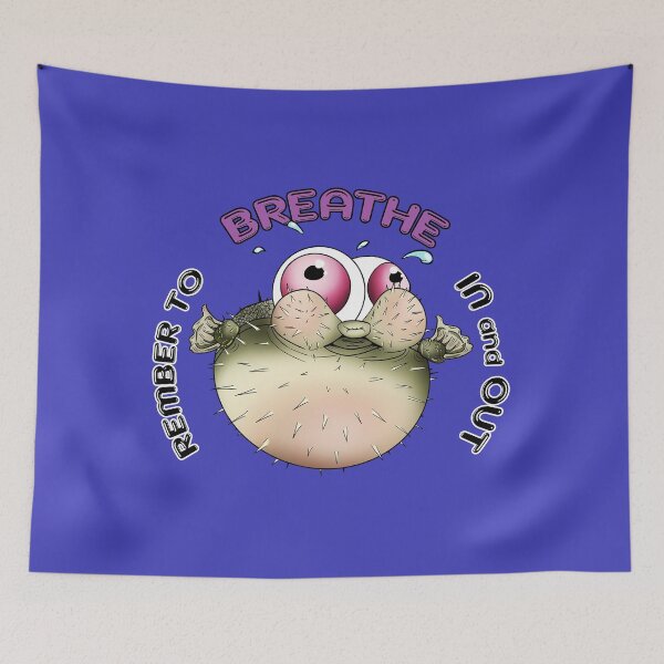 Item preview, Out of Breath Blowfish designed and sold by iduzarts.