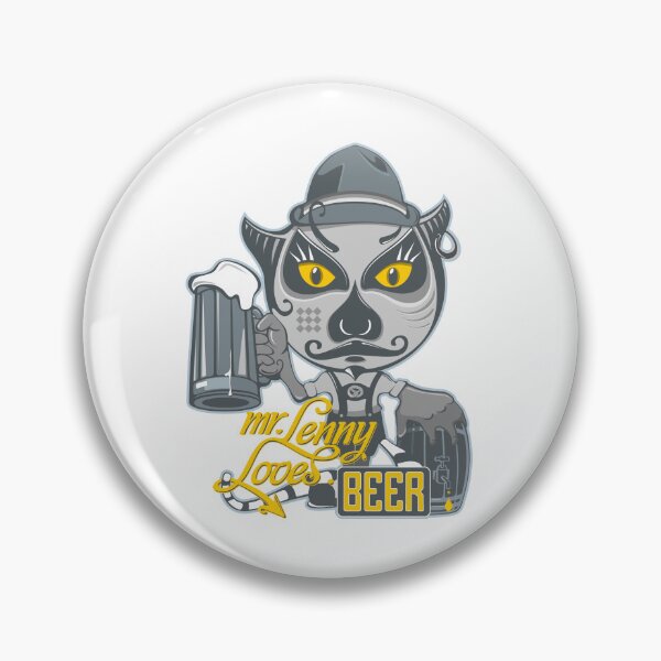 Item preview, mr.Lenny Loves Beer / gray edition designed and sold by mr-Lenny-Loves.