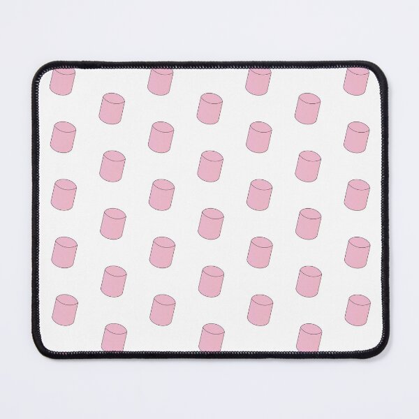 Item preview, Seamless Marshmallow Pattern - Pink On White designed and sold by IKDG.