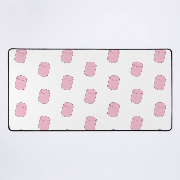 Item preview, Seamless Marshmallow Pattern - Pink On White designed and sold by IKDG.