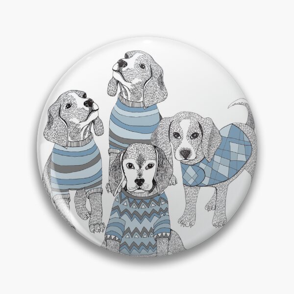 Item preview, Blue Beagles designed and sold by Sarah Hearfield.