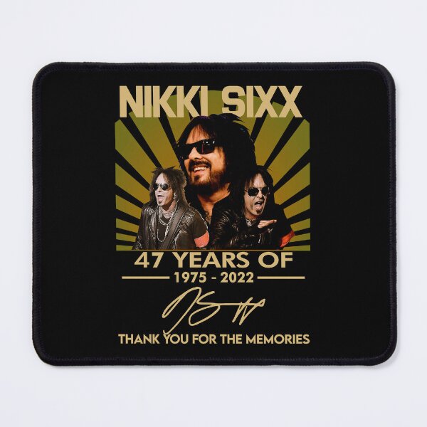 Item preview, Nikki Sixx 45 Years Of 1975 2020 Thank You For The Memories Signatures Customize designed and sold by Taylorunique.