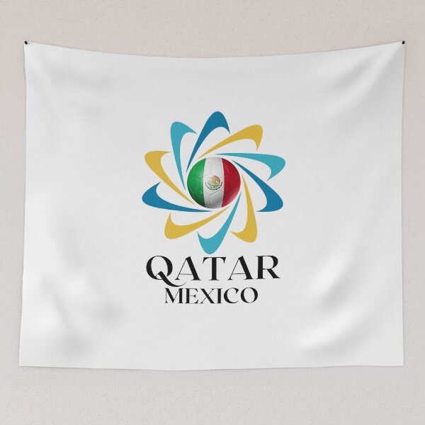 Item preview, Qatar Football soccer team Mexico  designed and sold by DesignsbyMona.