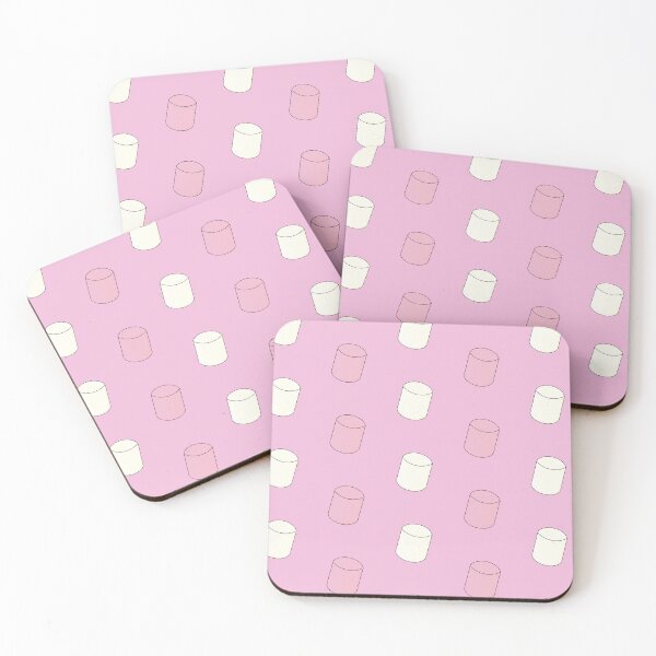 Item preview, Seamless Marshmallow Pattern - Pink/White On Pink designed and sold by IKDG.