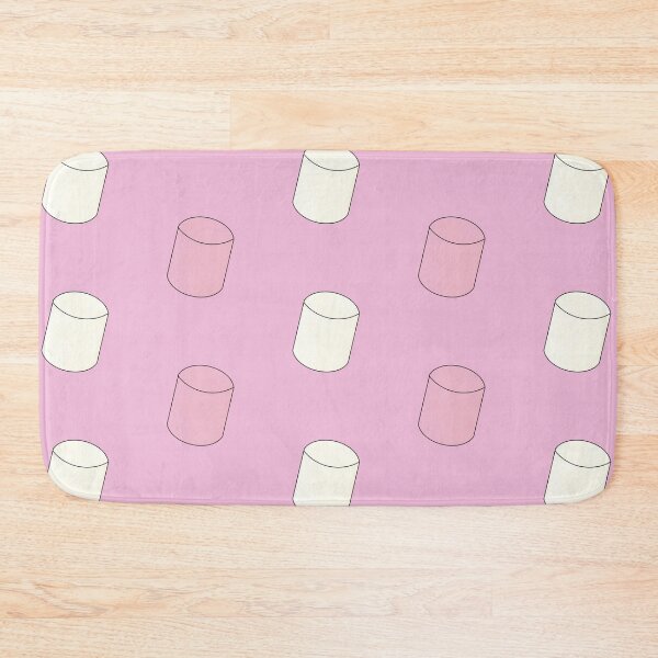 Item preview, Seamless Marshmallow Pattern - Pink/White On Pink designed and sold by IKDG.