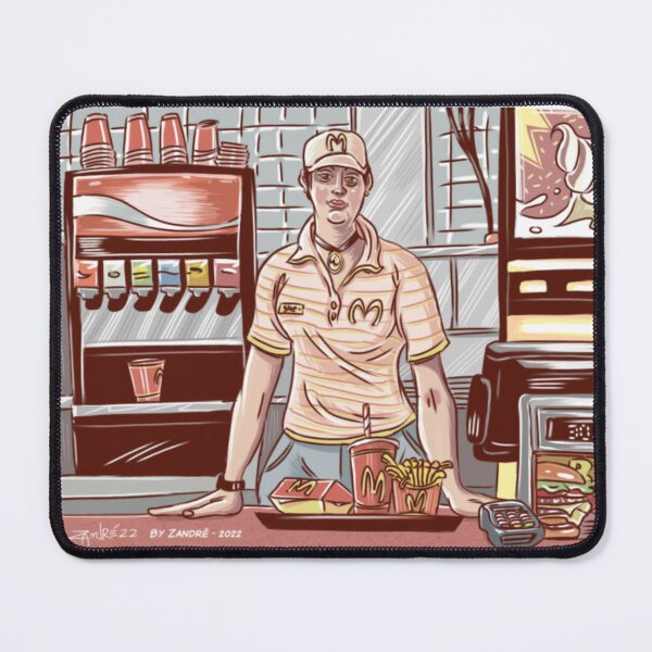 Item preview, Um Mec no Folies-Bergère. (A fast food restaurant in the Folies-Bergère) by Zandré - 2022 designed and sold by Zandré Arts.
