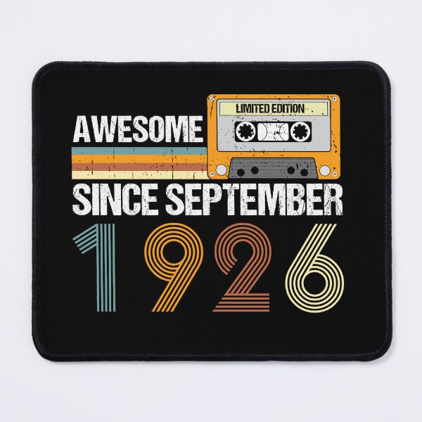 Item preview, Awesome Since September 1926 | 96th birthday | vintage September 1926 designed and sold by AMINE  ★★★★★.