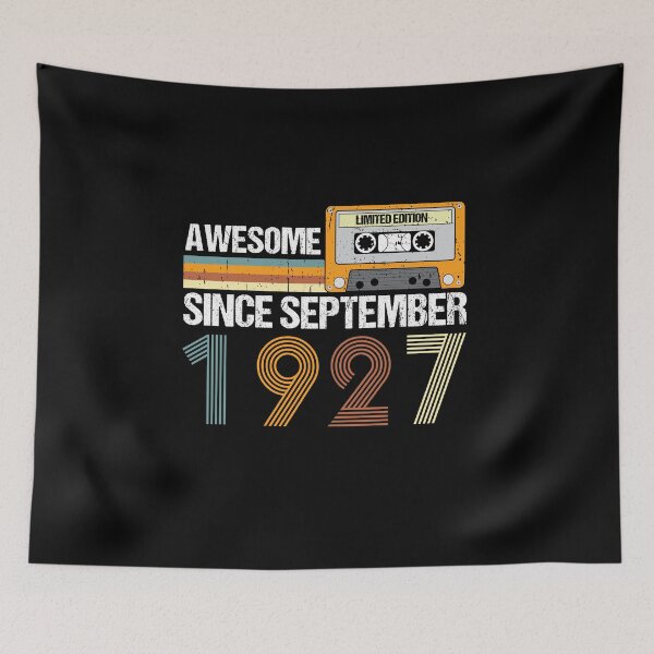 Item preview, Awesome Since September 1927 | 95th birthday | vintage September 1927 designed and sold by AMINE  ★★★★★.
