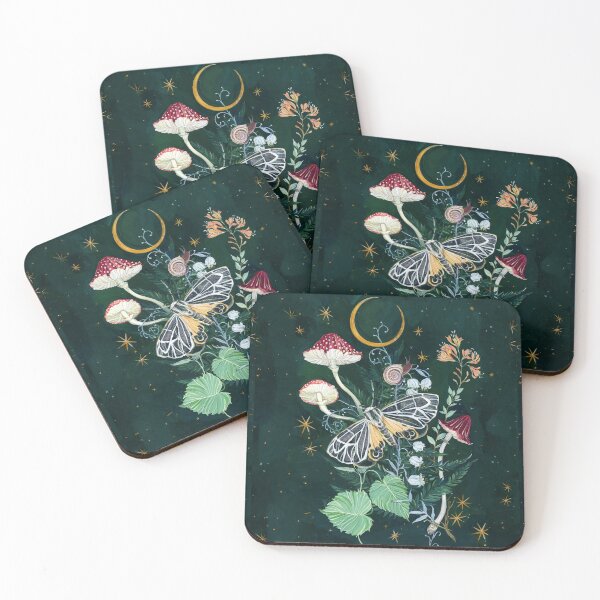 Item preview, Mushroom Night Moth designed and sold by claramcallister.