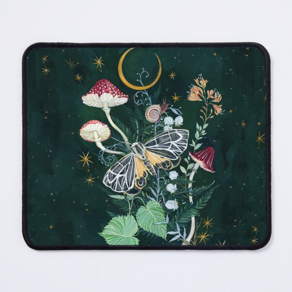 Item preview, Mushroom Night Moth designed and sold by claramcallister.