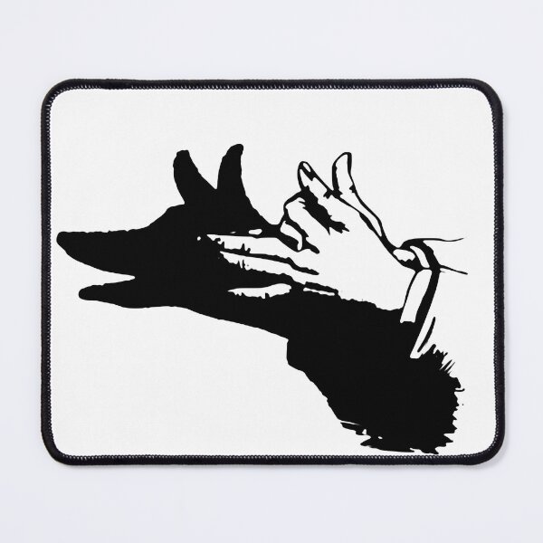 Item preview, Wolf hand shadow puppet illustration designed and sold by Falletalks.