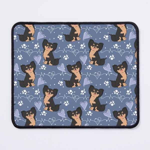 Item preview, LOVE Long Haired Black Tan Chihuahua designed and sold by Lulupainting.