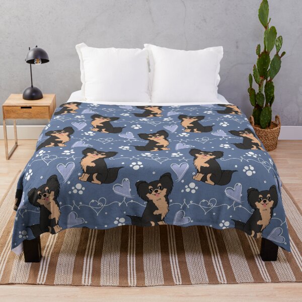 Item preview, LOVE Long Haired Black Tan Chihuahua designed and sold by Lulupainting.
