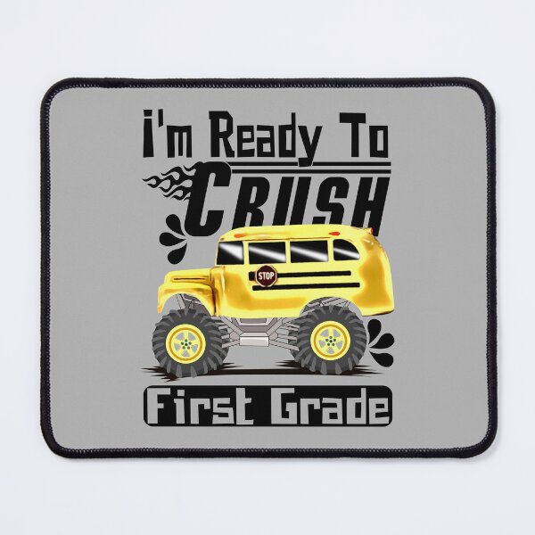 Item preview, Back To School Bus I'm Ready To Crush First Grade designed and sold by CharJens.