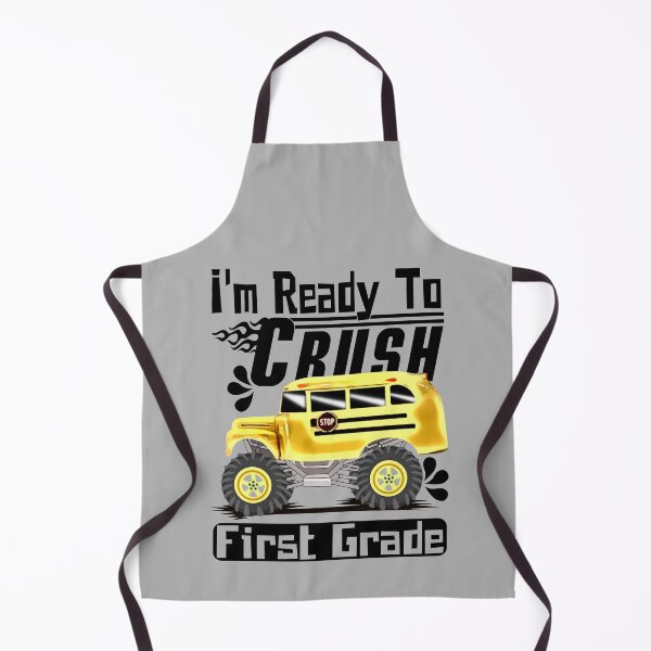 Item preview, Back To School Bus I'm Ready To Crush First Grade designed and sold by CharJens.