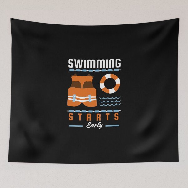 Item preview, Swimming Starts Early Classic T-Shirt designed and sold by verarheaf9.