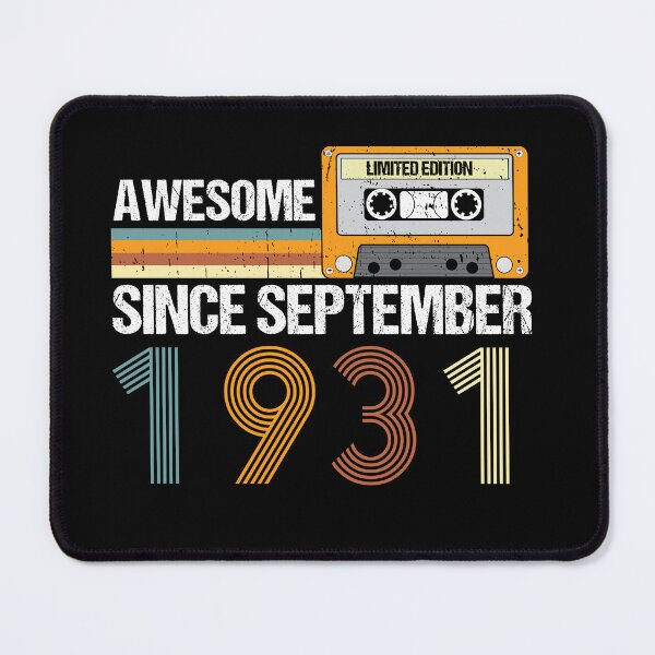 Item preview, Awesome Since September 1931 | 91th birthday | vintage September 1931 designed and sold by AMINE  ★★★★★.