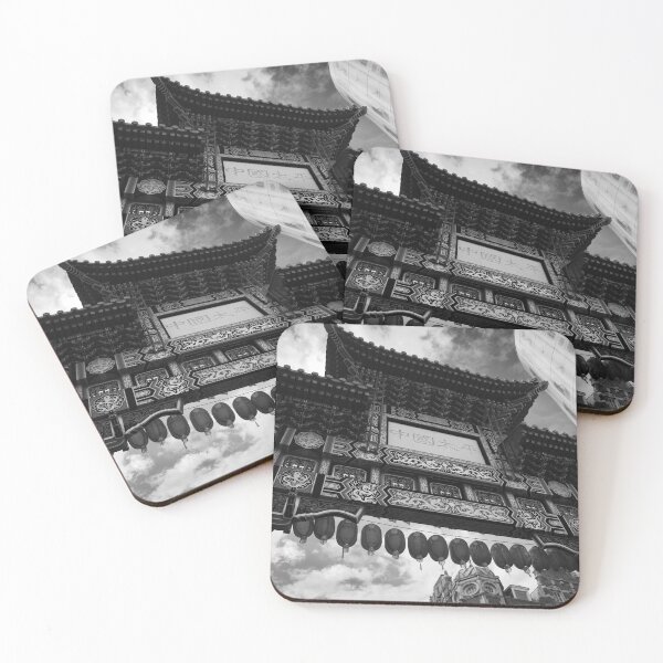 Item preview, China town in London in monochrome designed and sold by Ann Biddlecombe.