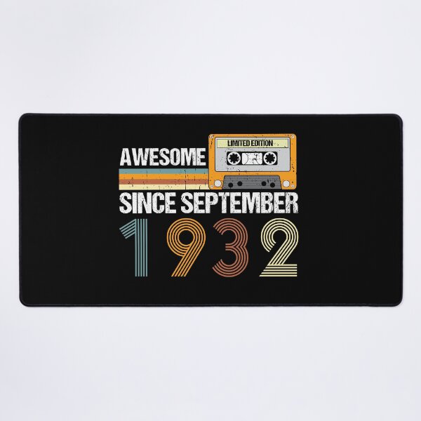 Item preview, Awesome Since September 1932 | 90th birthday | vintage September 1932 designed and sold by AMINE  ★★★★★.