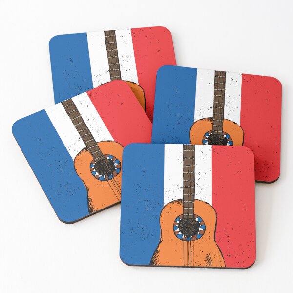 Item preview, Country Music Retro Vintage Guitar France designed and sold by pretty4u.