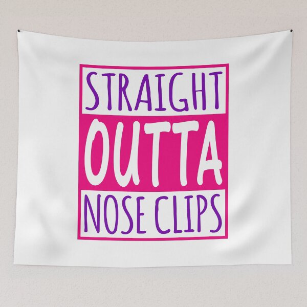 Item preview, Synchronized Swimming Straight Outta Nose Clips designed and sold by jaygo.