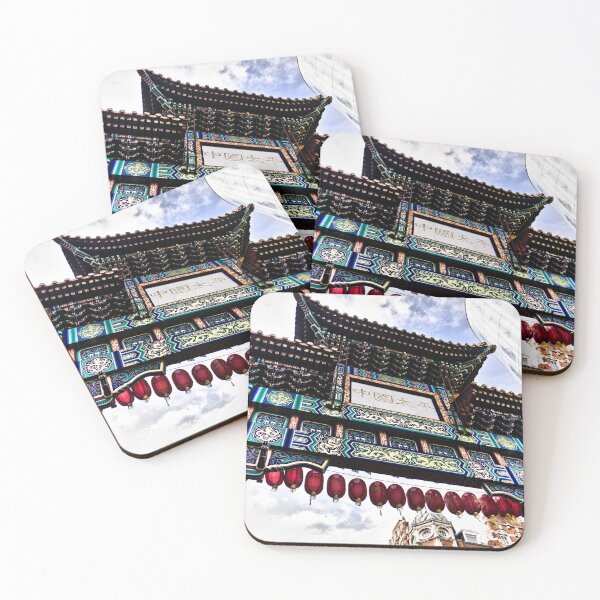 Item preview, china town in London in light designed and sold by Ann Biddlecombe.
