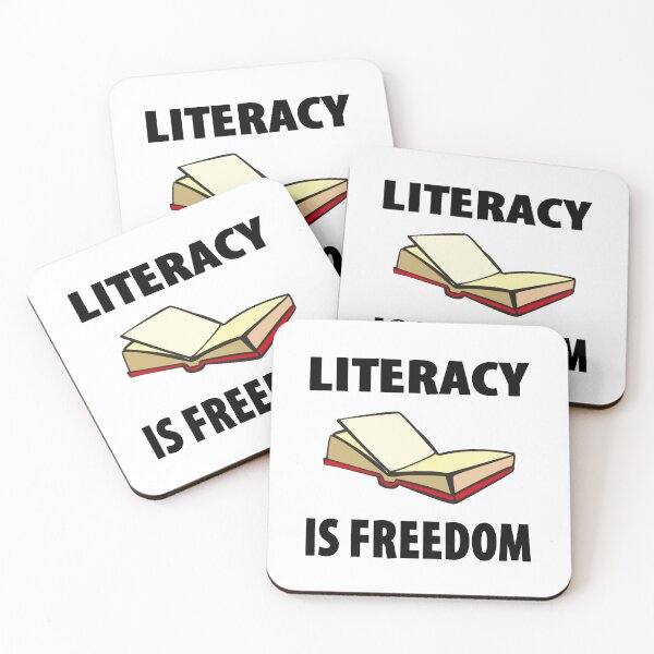 Item preview, literacy is freedom designed and sold by amine163.