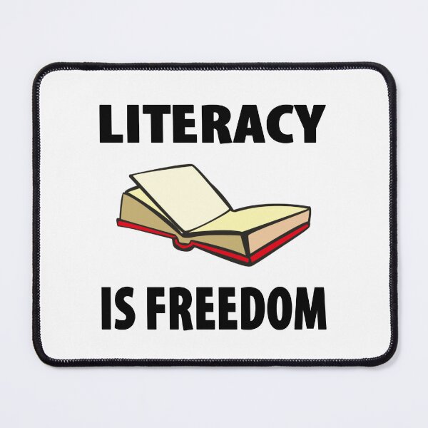 Item preview, literacy is freedom designed and sold by amine163.