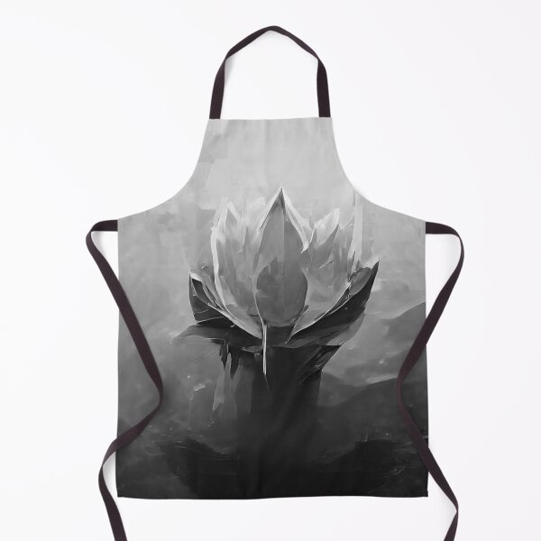 Item preview, Abstract Yoga lotus digital fantasy painting end up to a Yogi shadow design in black and white designed and sold by M-Infinite.