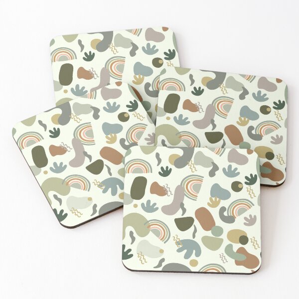 Item preview, Green Aesthetic Mid Century Modern Abstract designed and sold by PeachyLitchi.
