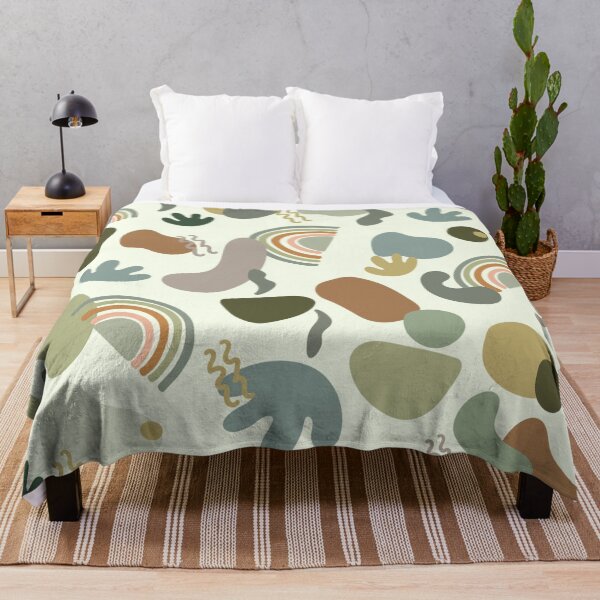 Item preview, Green Aesthetic Mid Century Modern Abstract designed and sold by PeachyLitchi.