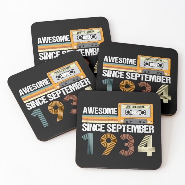 Item preview, Awesome Since September 1934 | 88th birthday | vintage September 1934 designed and sold by AMINE  ★★★★★.