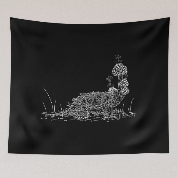 Item preview, Collection of Curious Creatures: Turtle Shroom ((white linework)) designed and sold by iduzarts.